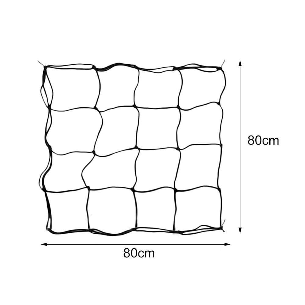 80*80cm Elastic Rubber Growing Tent Garden Trellis Net Support for Vegetable Climbing Vine Plants Garden Flower Plant Netting