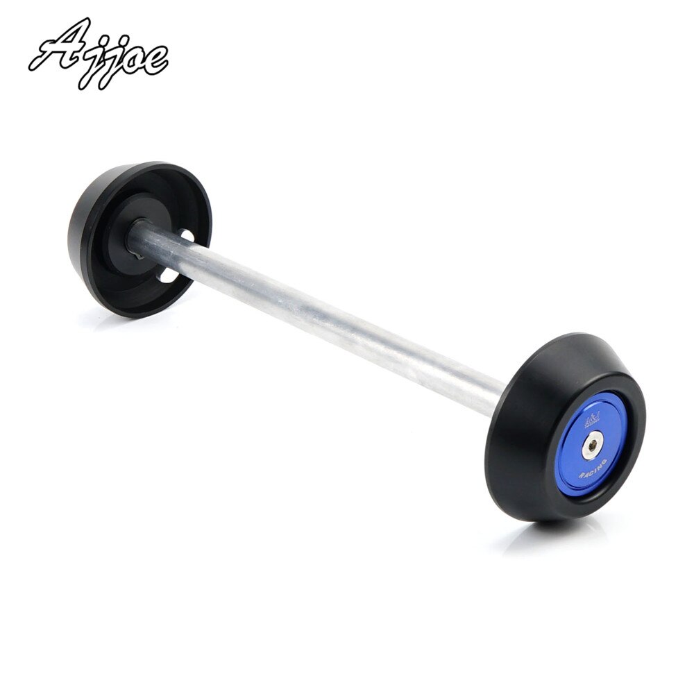 Motor Voor & Achter Vork Wiel Frame Slider Valblokken Voor Ducati Streetfighter 1098 Multistrada 1200 Multistrada 1200S: Rear-Blue