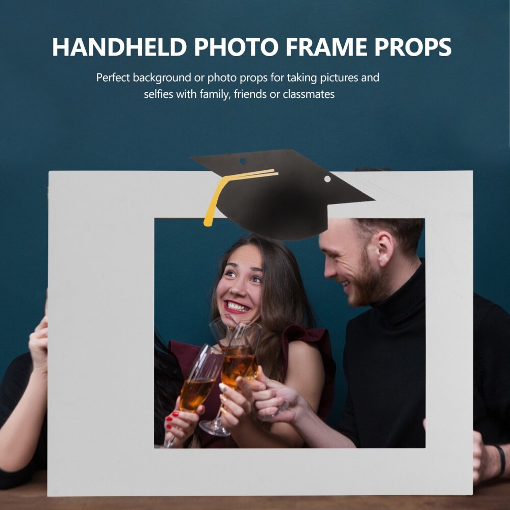 1pc Graduation Party Photo Booth Props Graduation Party Selfie Photo Frame Supplies