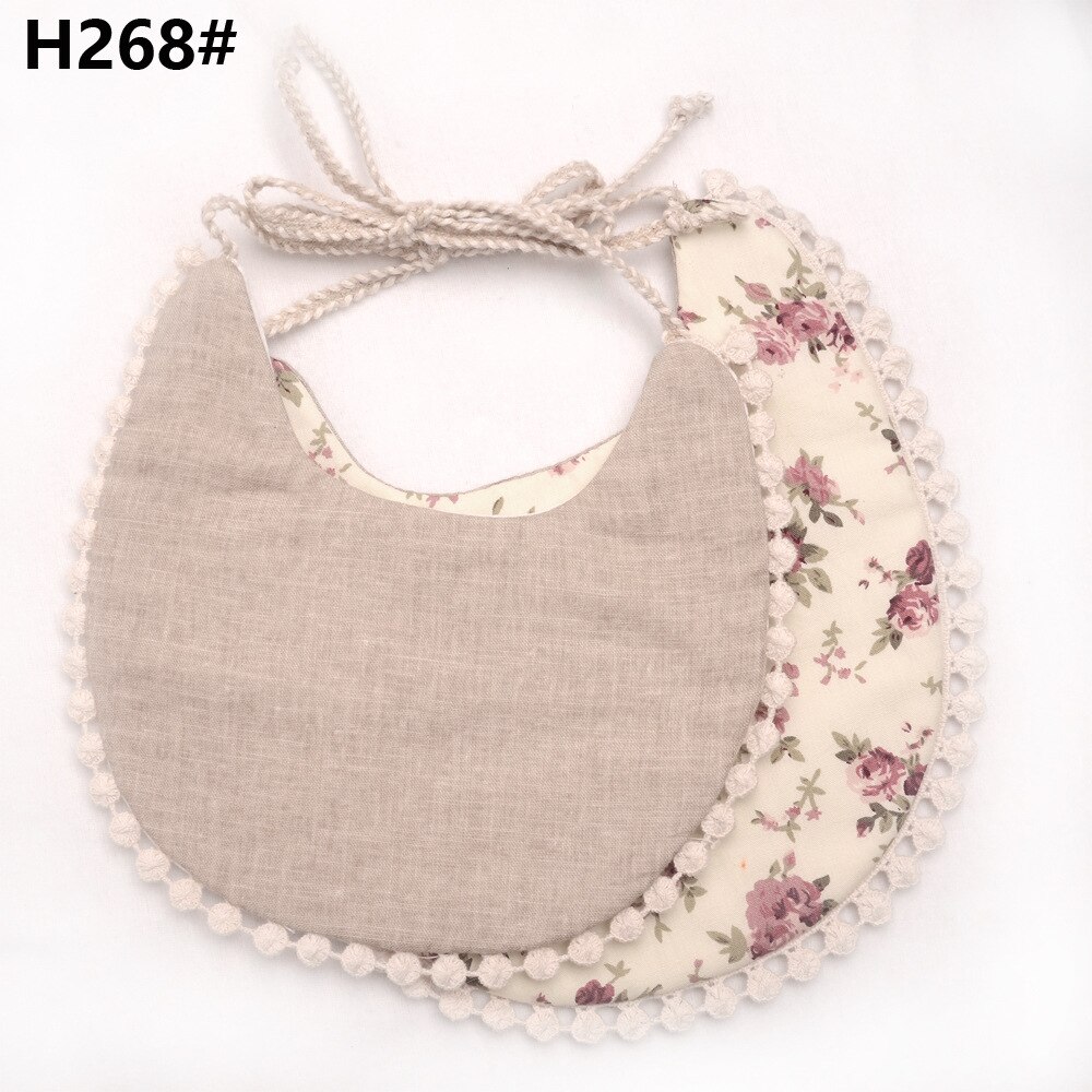 Peuter Baby Meisje Jongen Slabbetjes Handdoek Kids Diner Voeden Zachte Dubbeldeks Slabbetjes Burp Doeken: H268