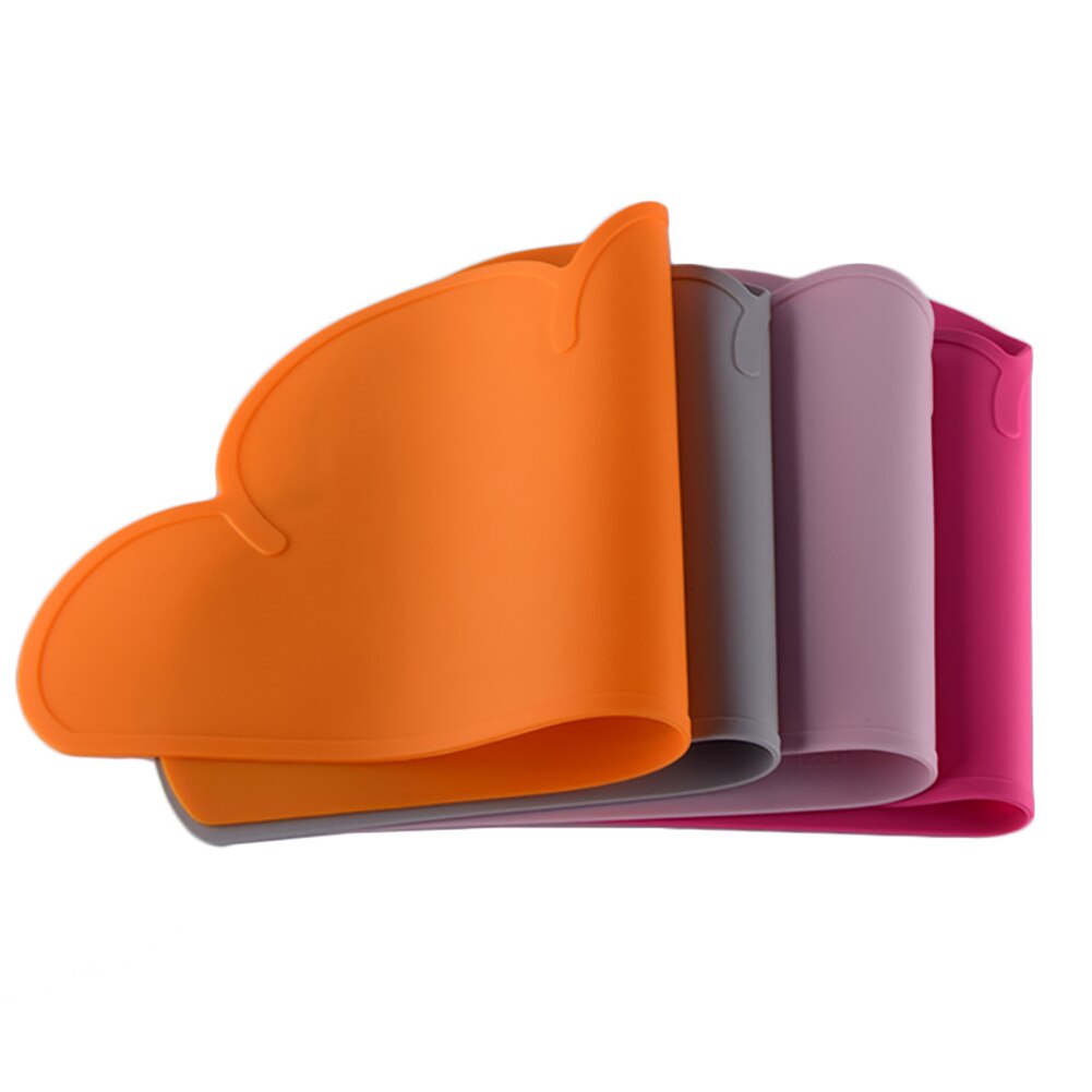 Portable Cloud Shaped Silicone Placemat Children Baby Plate Mat Waterproof Tableware Heat Resistant Bowl Pad Home Dinner Tools