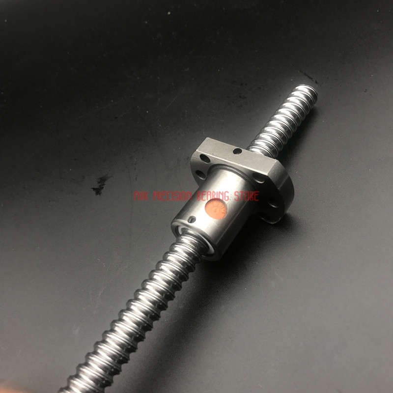 Cnc Router Parts 1pc Sfu1204 450mm Ball Srew Rm1204 L450mm Ballscrews +1pc 1204 Nut Without End Machined Cnc Parts