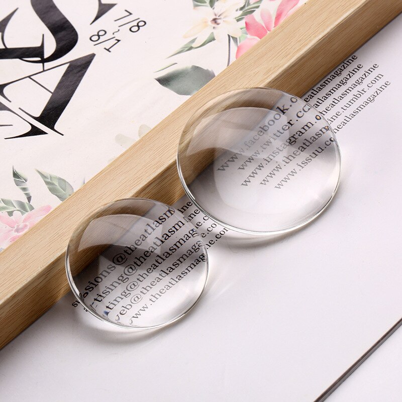 Clear Glass Round Cabochons Transparent Dome for Jewelry Making DIY Findings 8mm 10mm 12mm 14mm 16mm 18mm 20mm 25mm 30mm