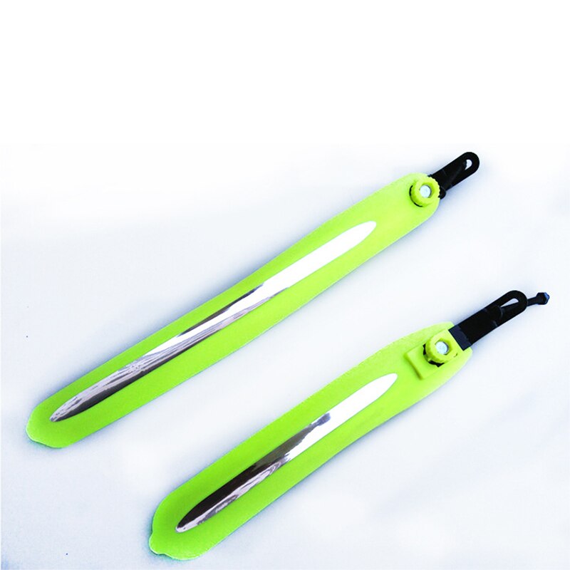 mini błotniki rowerowe kolarskie zestaw błotników błotniki rowerowe błotniki skrzydła na przód roweru/tylny błotnik części robić roweru górskiego: zielony