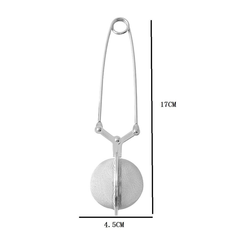 Guld te pot krus te infuser sfære mesh rustfrit stål te si silke urte krydderi filter diffusor te tilbehør: B