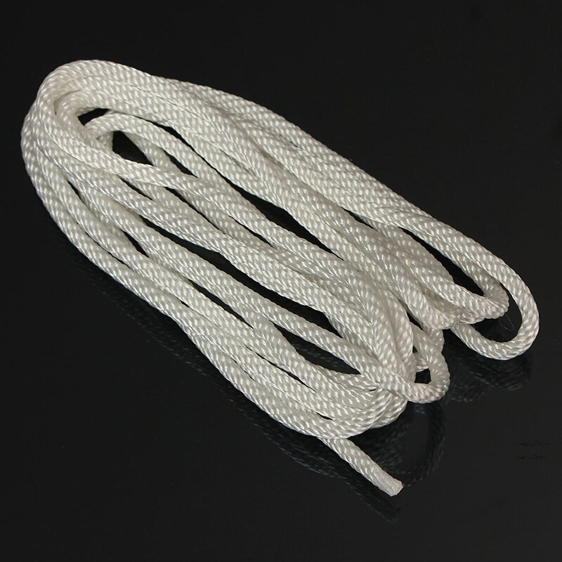Heavy Duty 3m * 4mm Nylon Witte Pull Starter Recoil Start Koord Touw Voor Meest Grasmaaier Kettingzaag Motor benzine Handvat Trekkoord