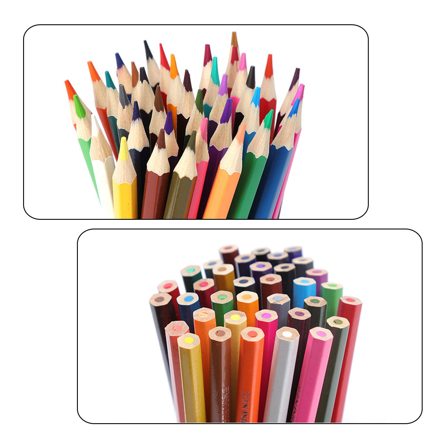 72 Colors Art Supplies Colored Pencils Set with Ro... – Grandado