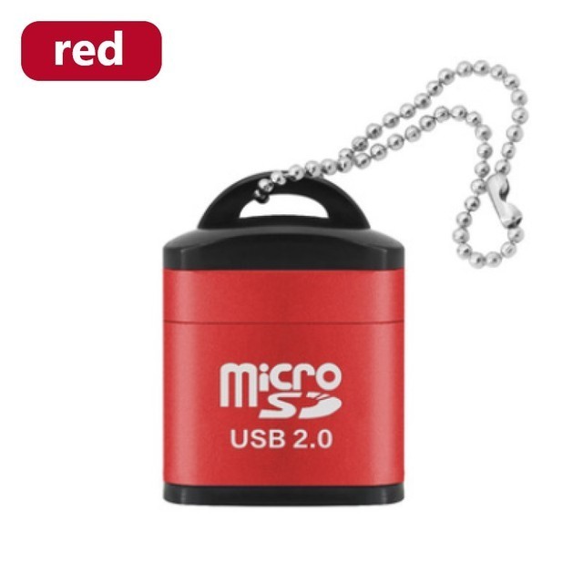 Mini High Speed USB2.0 Card Reader Mini USB TF Card Adapter For MicroSD Memory Card For PC Computer Desktop Laptop Notebooks: Orange