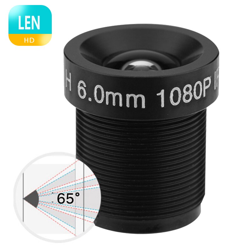 Besder Hd 6Mm Lens M12 Ip Camera Cctv Lens Voor Hd 720P Of 1080P Beveiligingscamera &#39;S, f1.8, 1/2.5 &quot;Beeldformaat 65 Graden