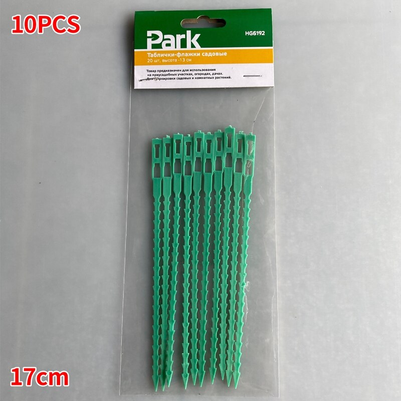 10/20/50/100PCS Self-locking Plastic Tie Adjustable Plastic Plant Cable Tie Reusable Garden Cable Tie Plastic Zip Loop Wire Wrap: 10PCS 17cm