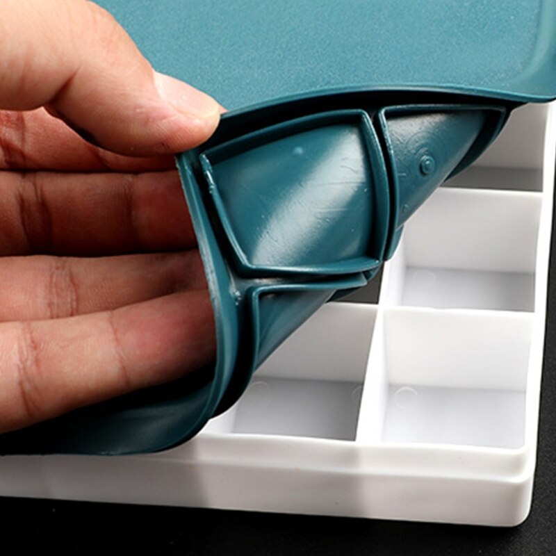Artist Paint Saver Palette Box Painting Storage Tray with Lid for Watercolor Acrylic Gouache Oil Paint Art Supplies