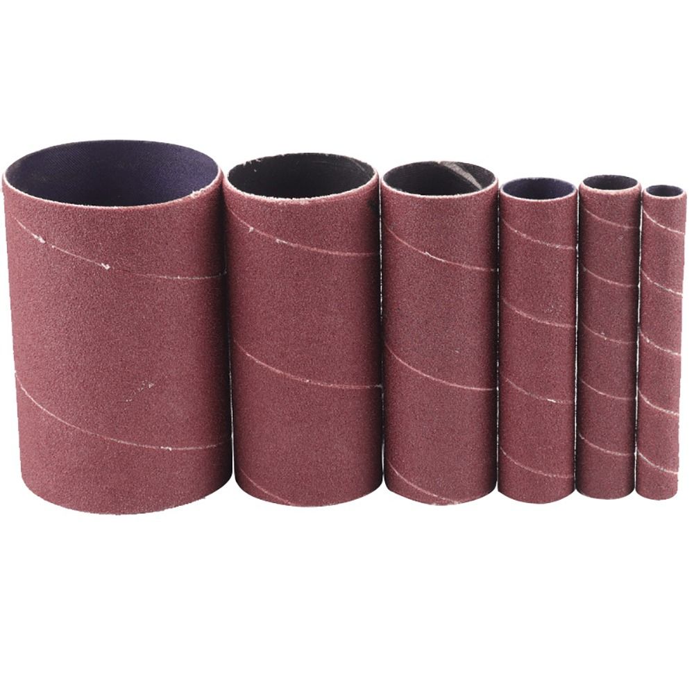 6 stücke Zubehör Universal Spindel Schleif hülsen polieren 80 # Schleif trommel Kit langlebige 120 # Schleif werkzeuge
