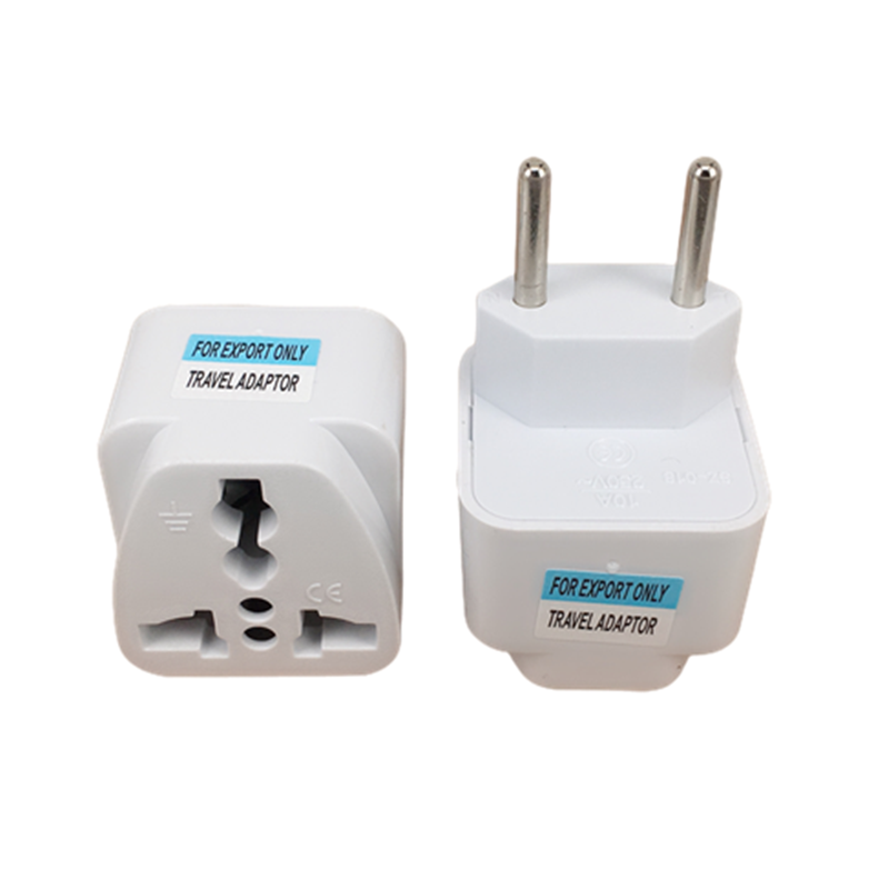 Universell japan cn oss pluggadapter internasjonal au storbritannia eu til usa amerikansk reise elektrisk pluggkonverter strømadapter stikkontakt: Militærgrønn