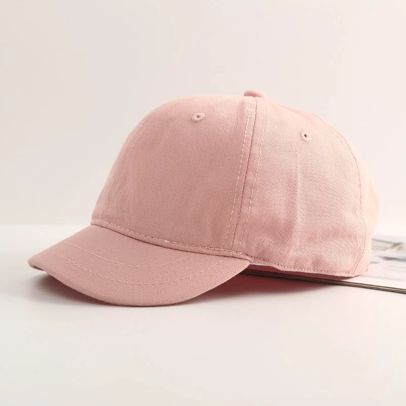 Gorra de béisbol japonesa de ala corta, gorra suave Vintage para hombres y mujeres, gorras de camionero ajustables para exteriores, ropa de calle, sombreros de Hip-hop: Rosa