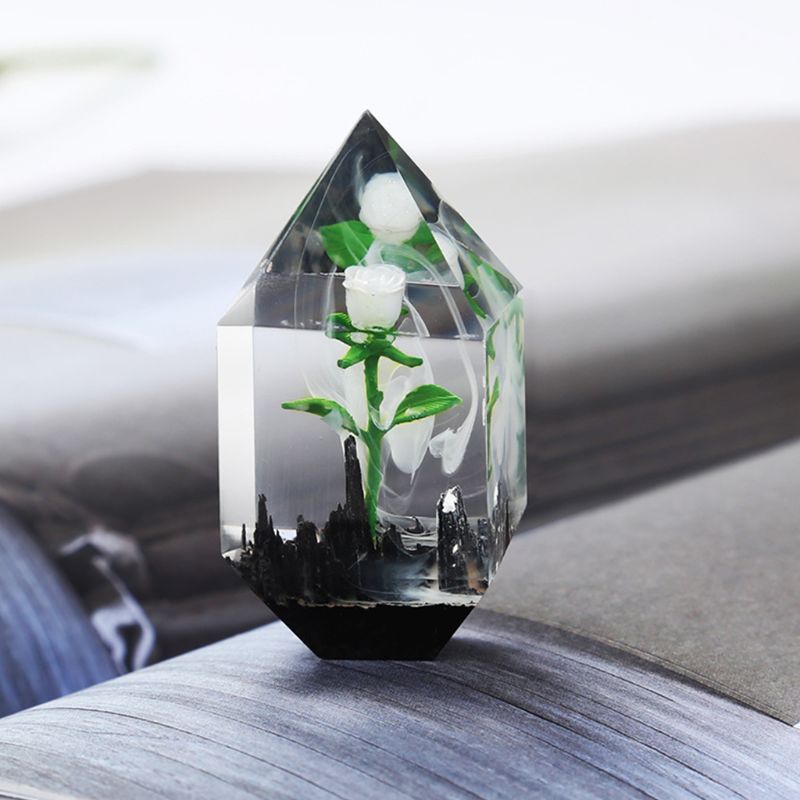 Diy 3D Mini Rose Vorm Epoxy Mallen Ambachten Sieraden Maken Siliconen Uv Hars Mol