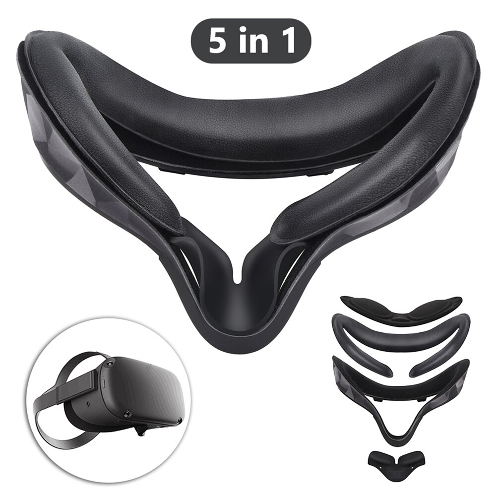 Waterproof Washable Soft VR Face Pillow for PICO 4 VR Glasses, Sweatproof, Ergonomic Design, Fully Closed, Durable Silicone, Easy To Install and To