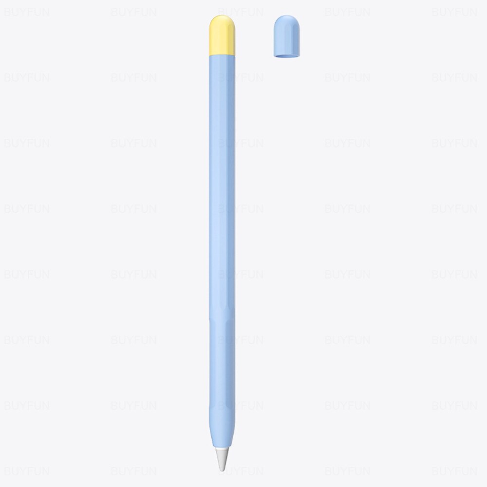 Dla Apple Pencil 1/2 Case piórnik Tablet Touch Stylus Pen pokrowiec ochronny na Apple Pencil 2 1st 2nd miękki silikonowy futerał: pencil 1 / 05