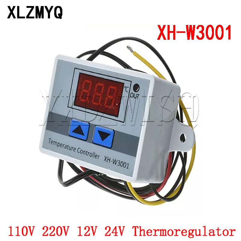 W3001 cyfrowy regulator temperatury termostat mikrokomputerowy przełącznik termometr nowy termoregulator 12/24/220V/110-220V,XH-W3001