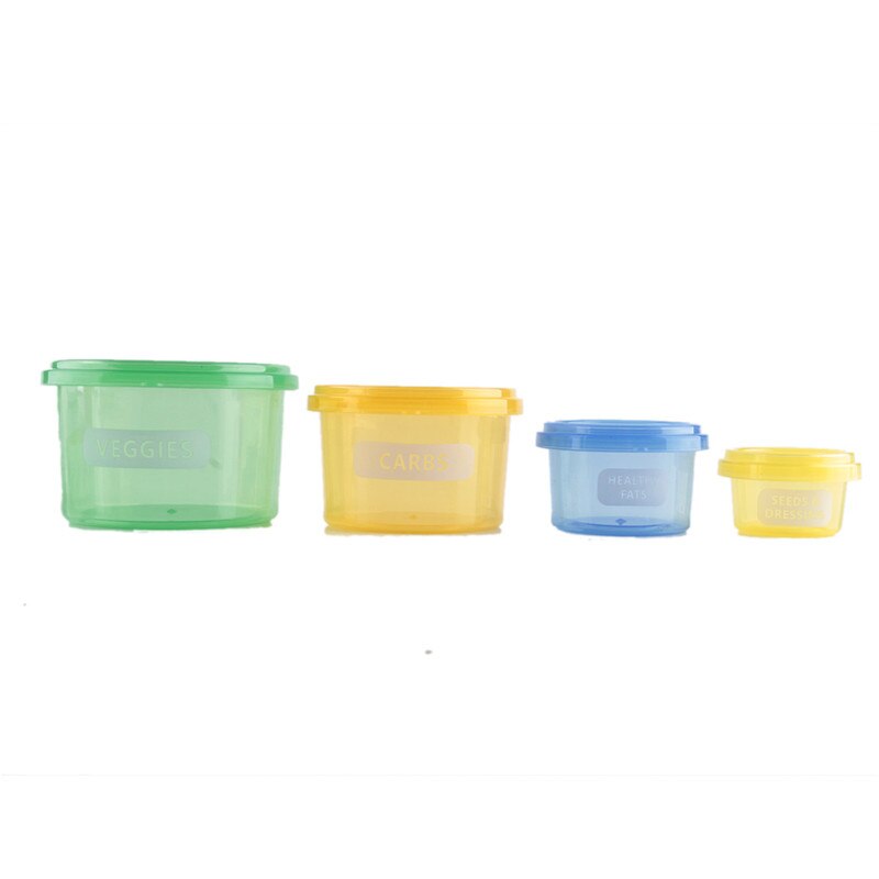 7Pcs/Set Perfect Portion Lunch Cute Box Control Containers Food Storage-Easy Way To Lose Weight Using
