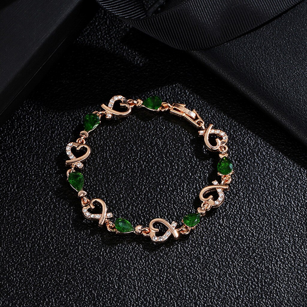 OTOKY Neue Frauen Strass Kristall Armbinde Armreif Liebe Valentinstag Hochzeit Braut frauen Schmuck Weihnachten