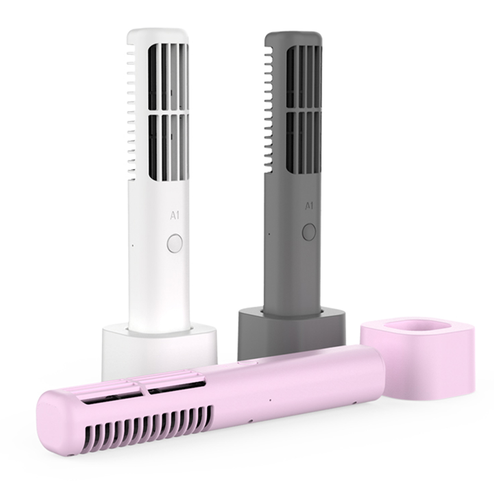 USB Vertical Bladeless Fan Mini Air Conditioner Fan Desk Cooling Fan Ventilator for Home Office Summer Ventilator Appliances