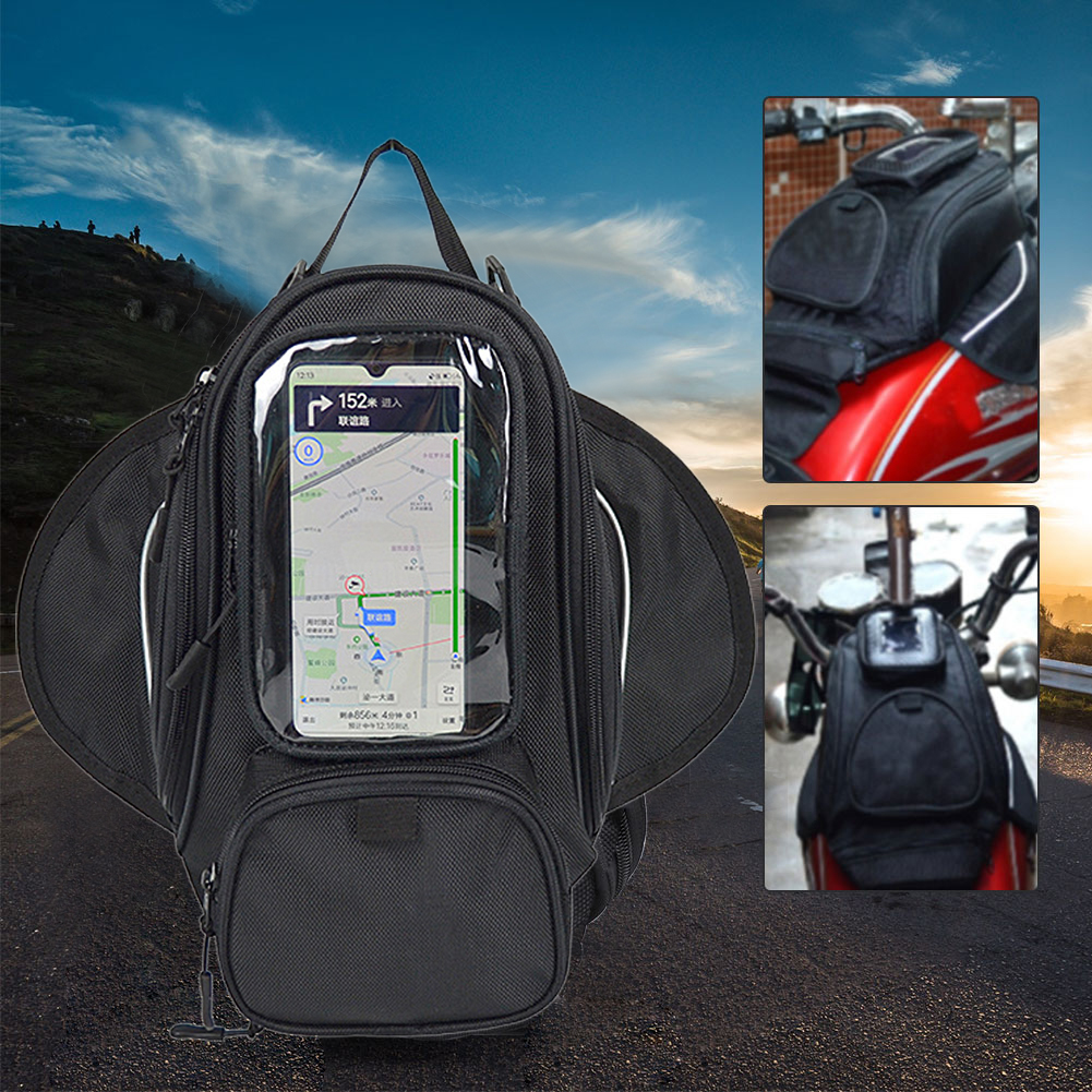 Enkele Schouder Rijden Accessoires Motorcycle Tank Tas Universele Mode Multifunctionele Sterke Magnetische Motor Telefoon Houder