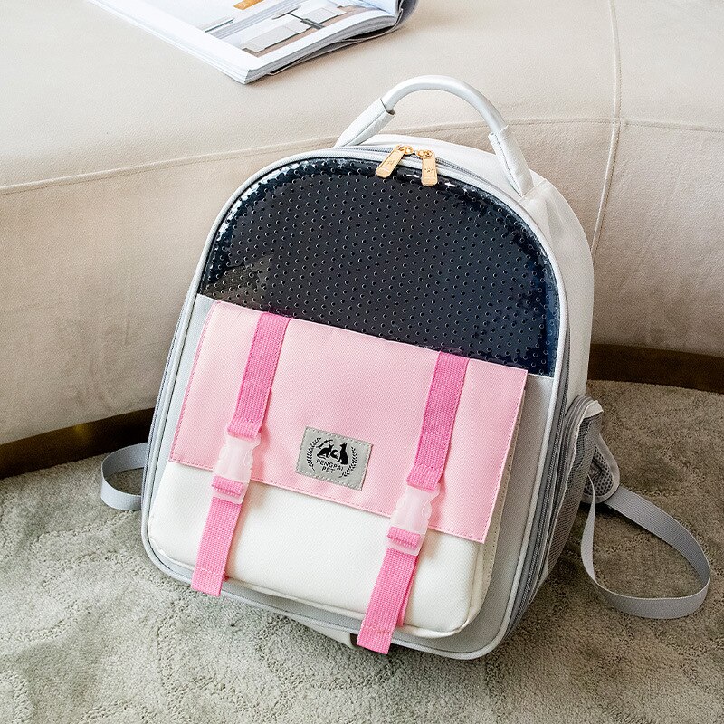 Kat Draagtas Kleine Hond Ademend Vervoer Rugzak Pet Outdoor Travel Schoudertassen Puppy Kitten Hond Draagtas Bagpack