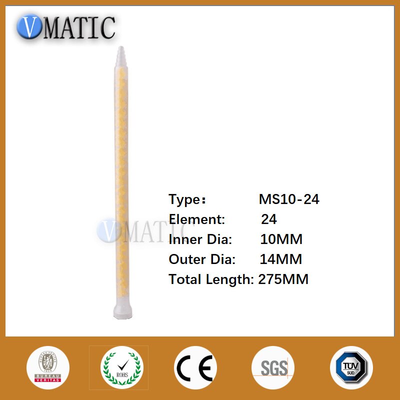 20Pcs Disposable Nozzles Static Mixer Ab Glue Dispenser Spray Plastic Epoxy Mixing Nozzle