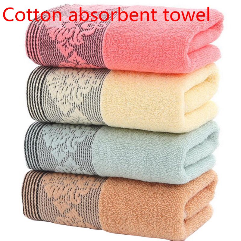 Toalha de banho absorvente urijk, toalha de algodão absorvente de 32 fios em 4 cores para adultos macio e macio