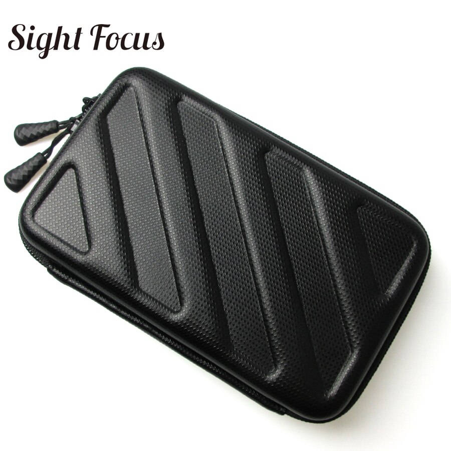 Black Hard shell 4 Slot Watch Box Organizer Waterproof Travel Watch Storage Zipper Case Portable Watch Strap band Organizer Bag