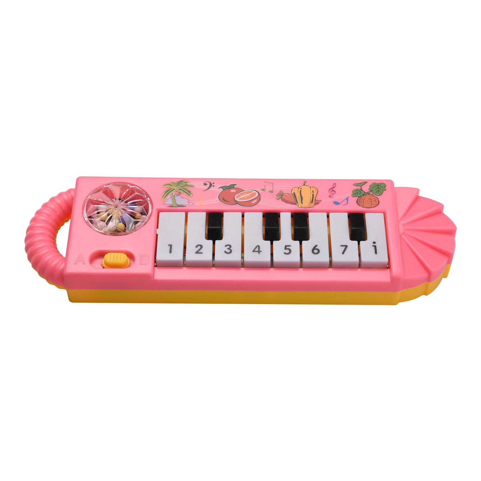 Muslady – Mini jouet de Piano électronique à 8 touches pour enfants, éducation musicale précoce: Red
