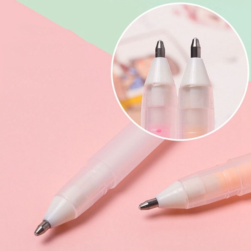 Pen Shaped Glue Stick Transparent Washable Adhesive Glue Pen for DIY Paper Art Crafts Photo Album Cards Making