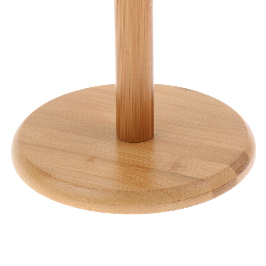 Bamboo Wood Mug Tree Stand Kitchen Storage Rack Cup Organizing Shelf