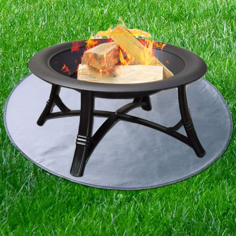 Fire Pit High Temperature Mat Lawn Fireplace Pro. Grandado