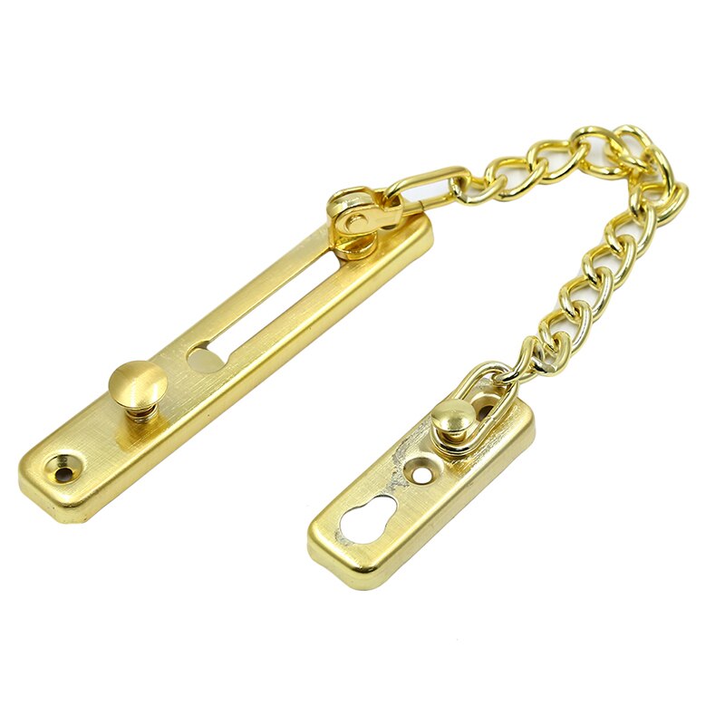 Stainless Steel Security Door Bolt Buckle Chain Bold Door Latch Chain Lock Anti-theft Door Chain Door Latch Door Lock Hardware