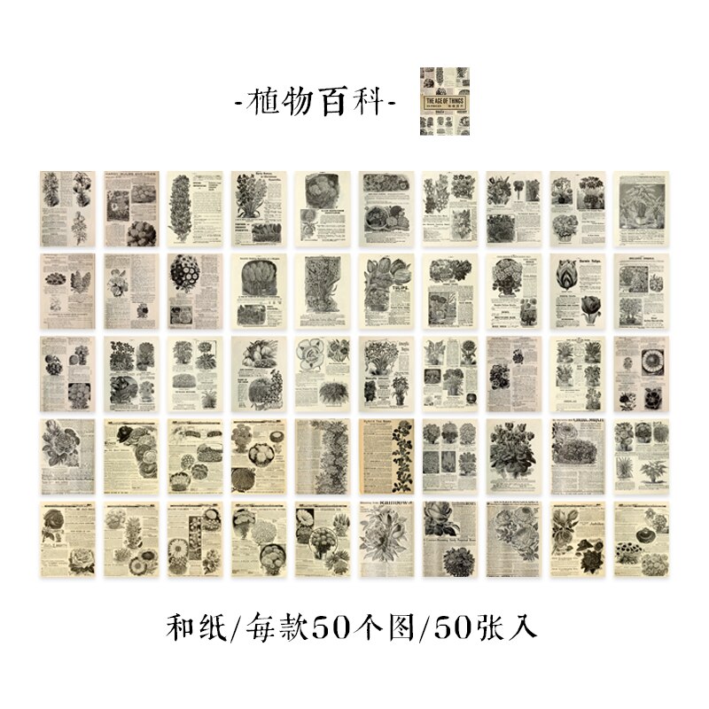 50 Stuks Vintage Goethe Werkt Materiaal Papier Retro Decoratieve Oude Boek Favorieten Diy Scrapbooking Handgemaakte Supplies: 8