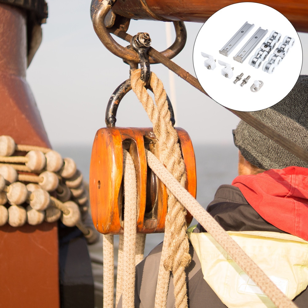 1 Set Durable Practical Door Track System Door Accessories Sliding Track Roller Track Roller for Store: Default Title