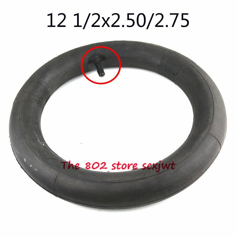 Newest 2 pcs 12 1/2X2.50 2.75"butyl inner tube pocket Bike Scooter Moped 49CC Rear/front Tire Inner tube 12 1/2*2.50/2.75