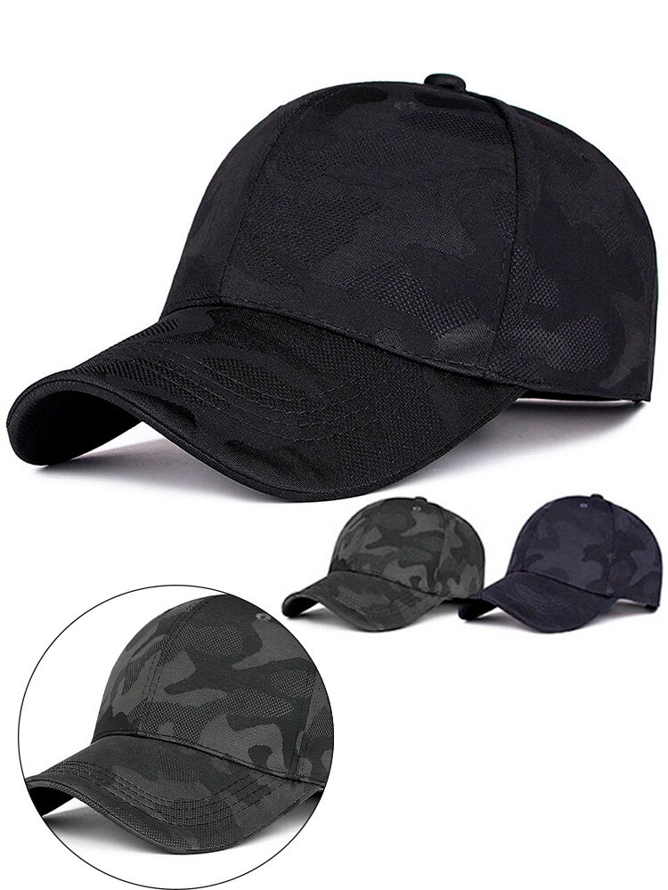 UltraKey Army Camo Baseball Cap - Military Camouflage Flat Brim Snapback Hat