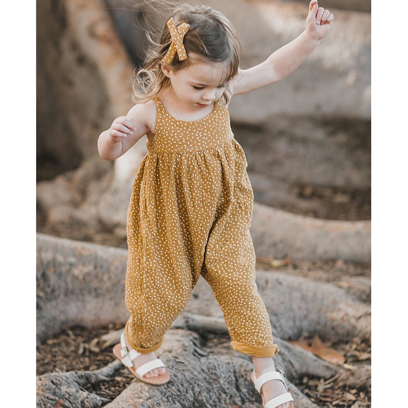 2019 Primavera Outono Floral Manga Longa Roupas Macacão Macacão de Algodão Do Bebê Da Menina do Menino Roupas One-Pieces Bebê Menino Menina macacão