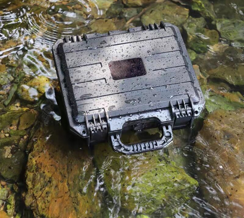 Veiligheid Instrument Gereedschapskist Beschermende Waterdichte Shockproof Toolbox Verzegelde Tool Case Slagvast Koffer Met Spons