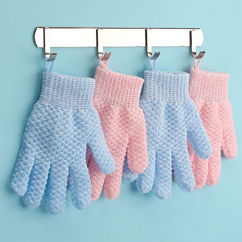 Soft Shower Exfoliating Scrub Gloves for Women Children Sponge Loofah Exfoliating Mitts for Bath, Spa Dead Skin Cell Remover