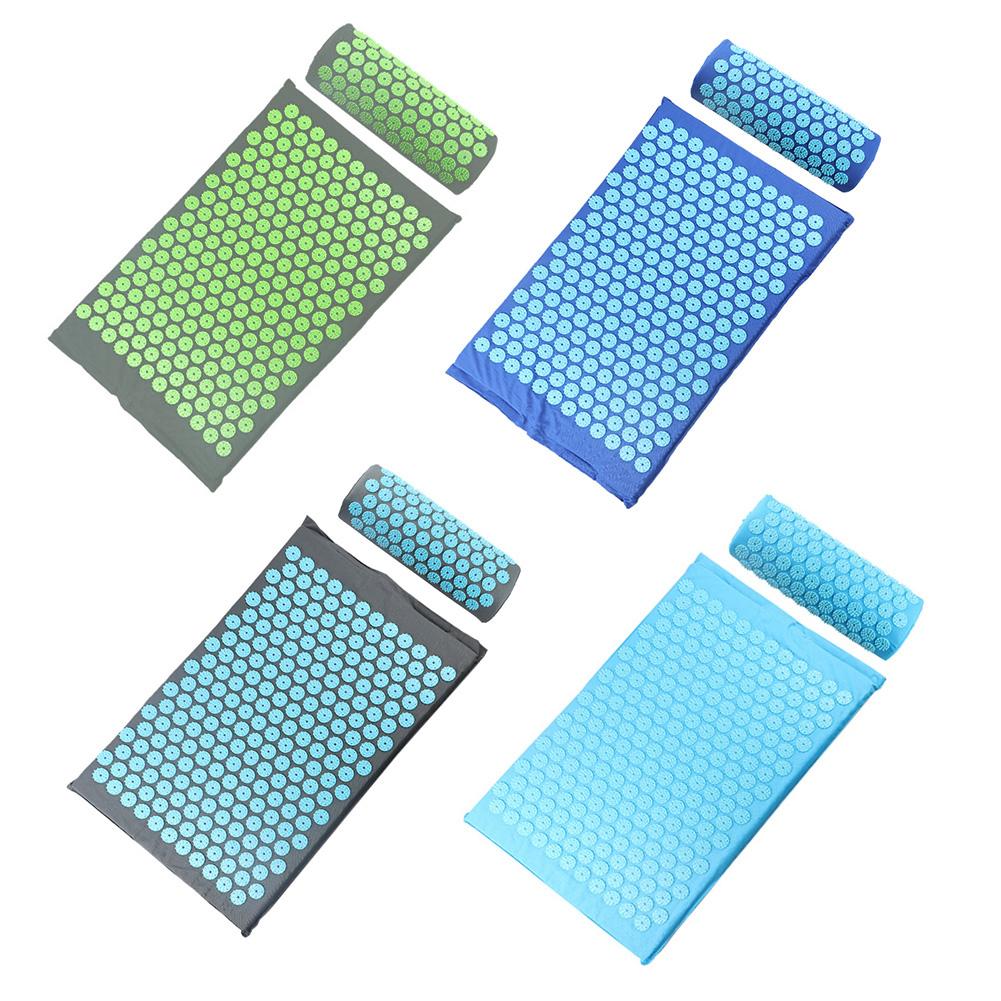 Acupressuur Massager Mat Ontspanning Relief Stress Tension Body Met Kussen