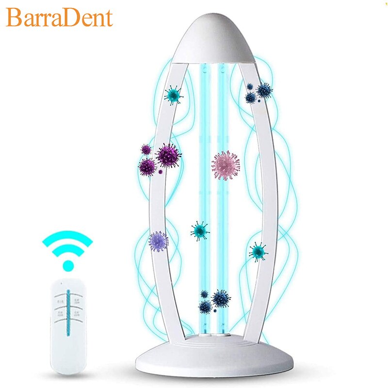 UV Light Disinfection 36 Watt UV Light Sanitizer with Remote Control UV Germicidal Light Sterilizer for Household Ozone Models