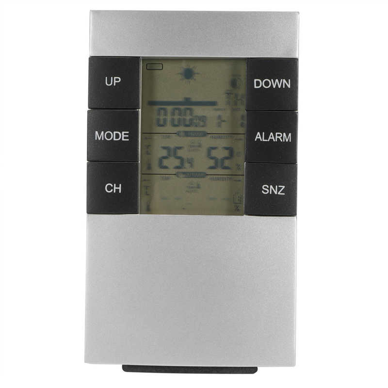 Thermohygrometer Wireless Digital Weather Clock Thermometer Hygrometer Temperature Humidity Measurement