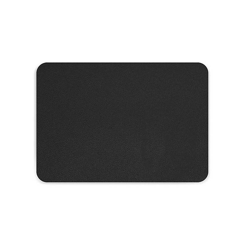 Simple Solid Color PU Leather Mouse Mat Anti-slip Waterproof 25*21cm Mouse Pad School Supplies Office Accessories: BROWN