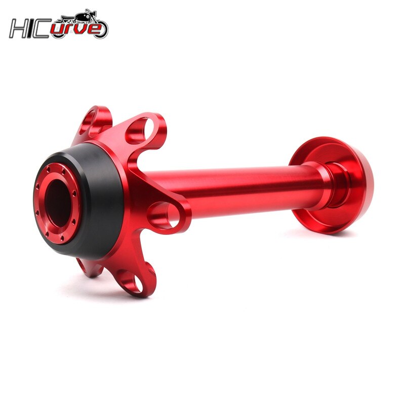 For DUCATI Diavel XDIAVEL 1200 Motorcycle Accessories Rear Axle Fork Crash Frame Sliders Wheel Protector: Red