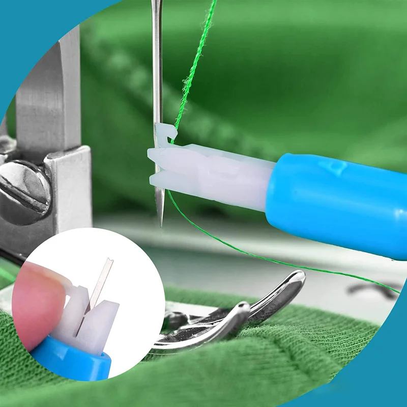 Enhebrador de agujas para máquina de coser, enhebrador automático de costura rápida, herramienta de inserción para máquina de coser, 1/3 Uds.