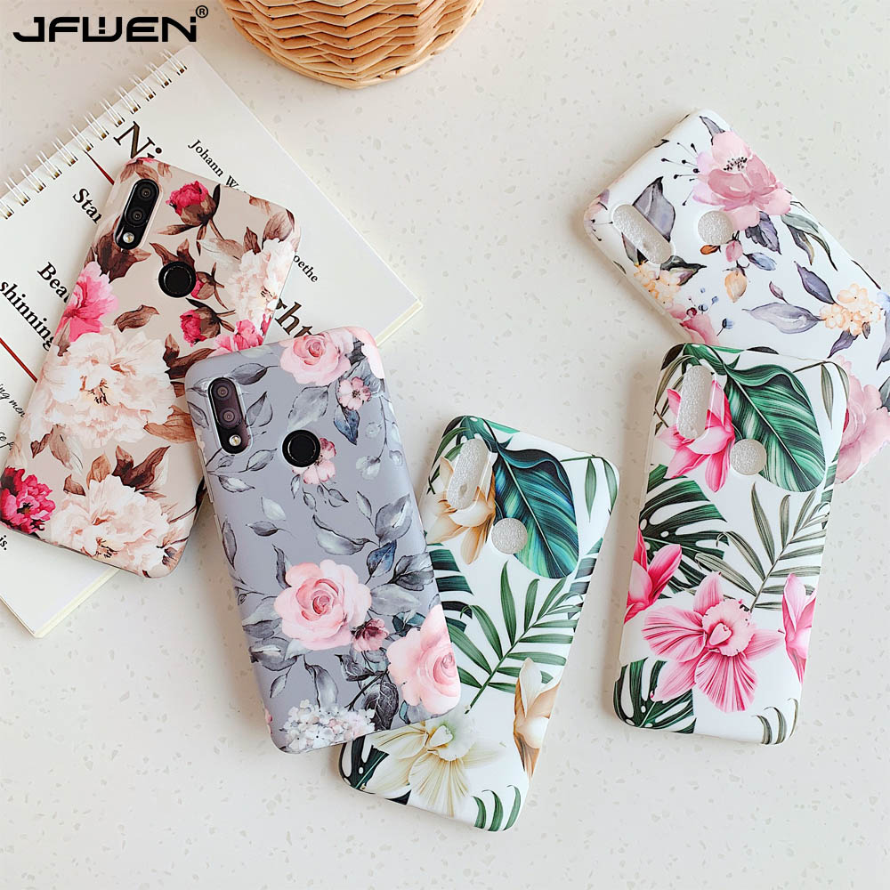 Luxury Flower Phone Cases For Xiaomi Redmi Note 8 7 Pro Case Silicone Soft Back Shell For Xiaomi Redmi 7 Note 7 Pro Case Cover