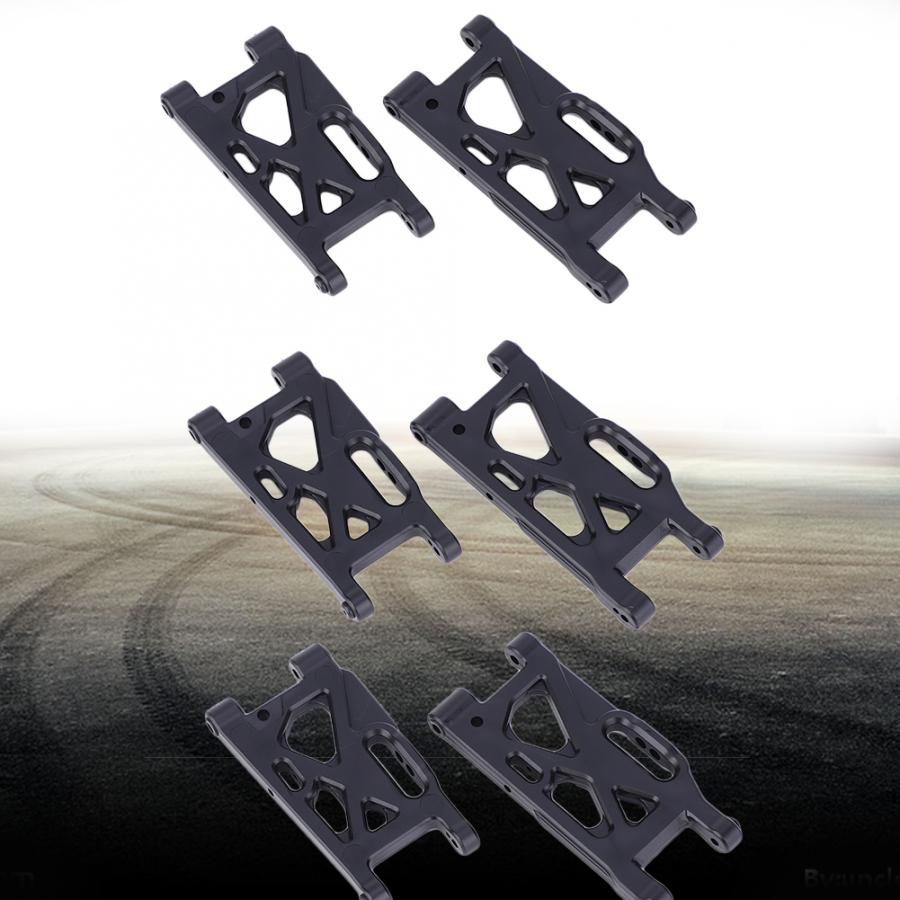 3 Pairs RC Auto Anteriore e Posteriore Altalena Braccio Accessori di Ricambio Misura per WLtoys 144001 1/14 RC Auto Pezzi di Ricambio altalena Braccio